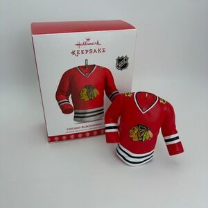 Hallmark Keepsake NHL Chicago Blackhawks Jersey Christmas Ornament QSR1552 2017